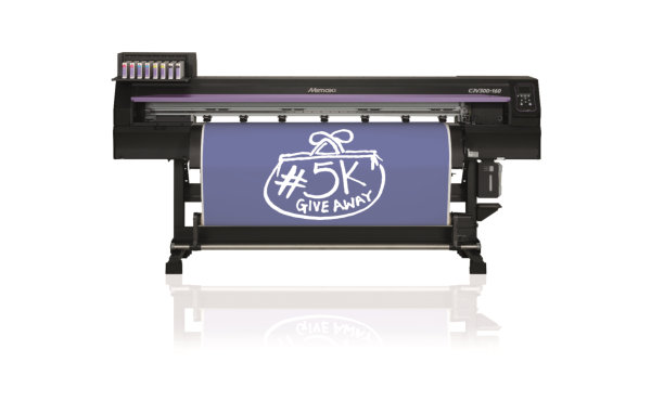 The Mimaki CJV300 offers a state of the art integrated print and cut solution