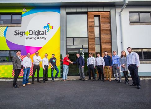 The Official Opening of the new Sign and Digital Creative Centre in Antrim 