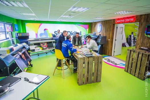 See the latest Large Format Digital Printers from Roland and HP in the new Creative Centre 