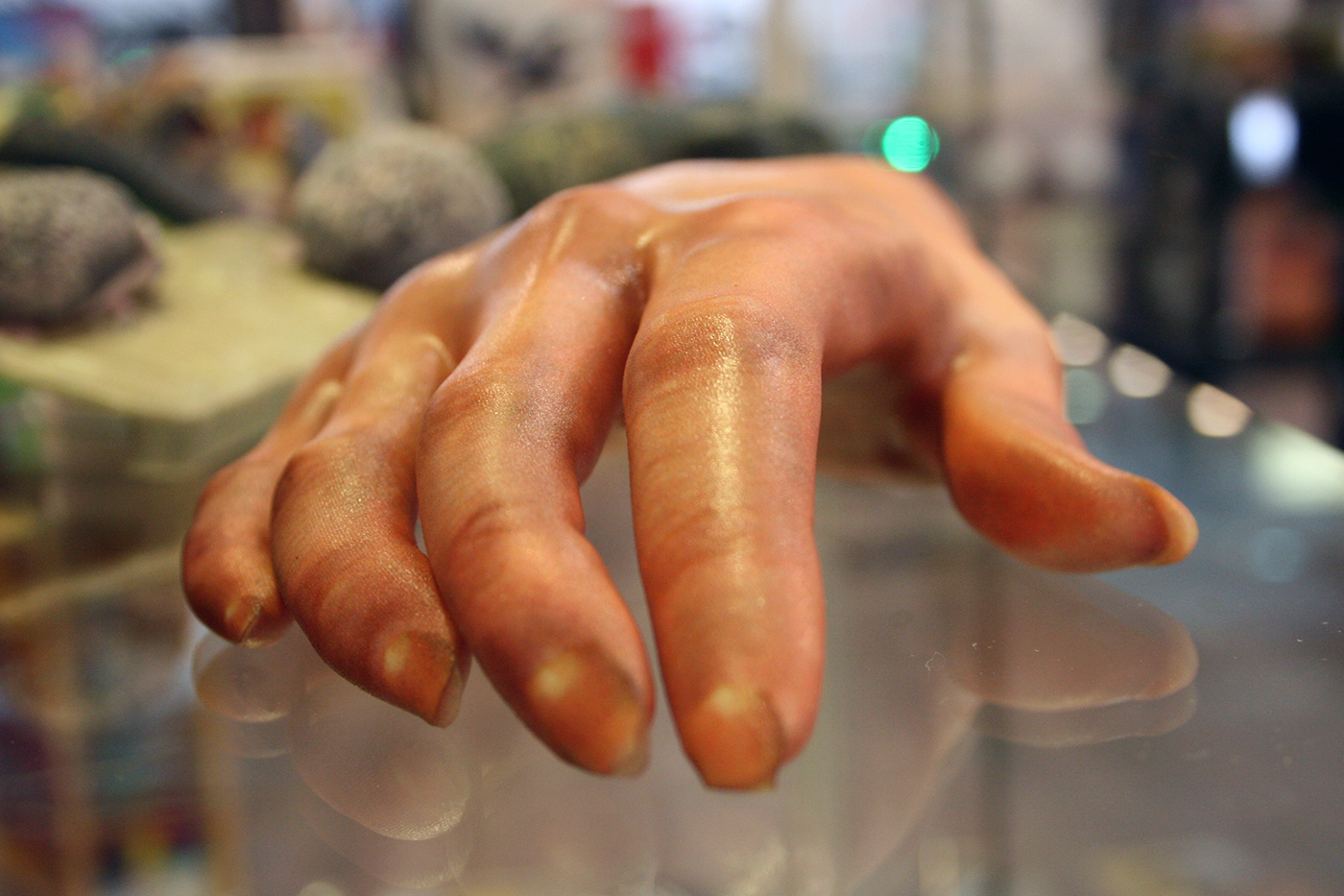 Mimaki 3D-printed hand model