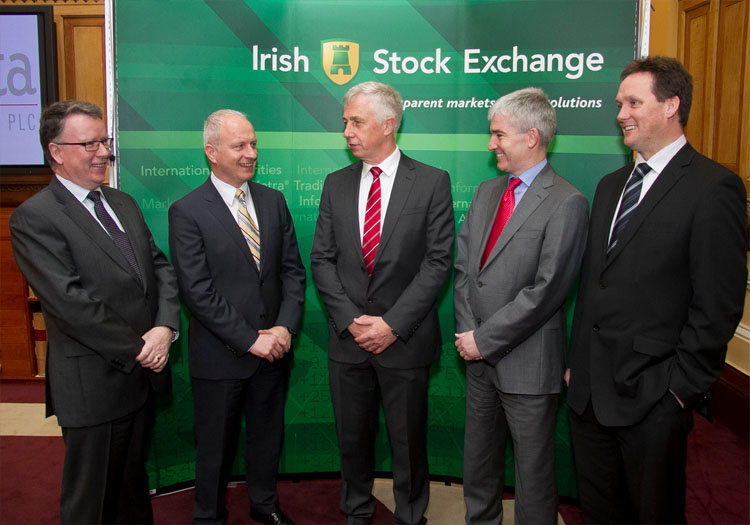 Dalata Executive Team at the launch of Dalata Hotel Group at the Irish Stock Exchange