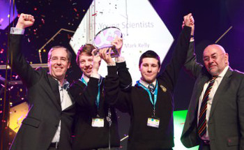 Eric Doyle & Mark Kelly from Synge Street,  ‘Young Scientist’s of the Year