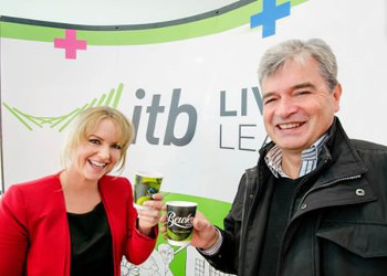 L R Fiona Harrison sales manager Kopikat and Dave Curran IT manager ITB