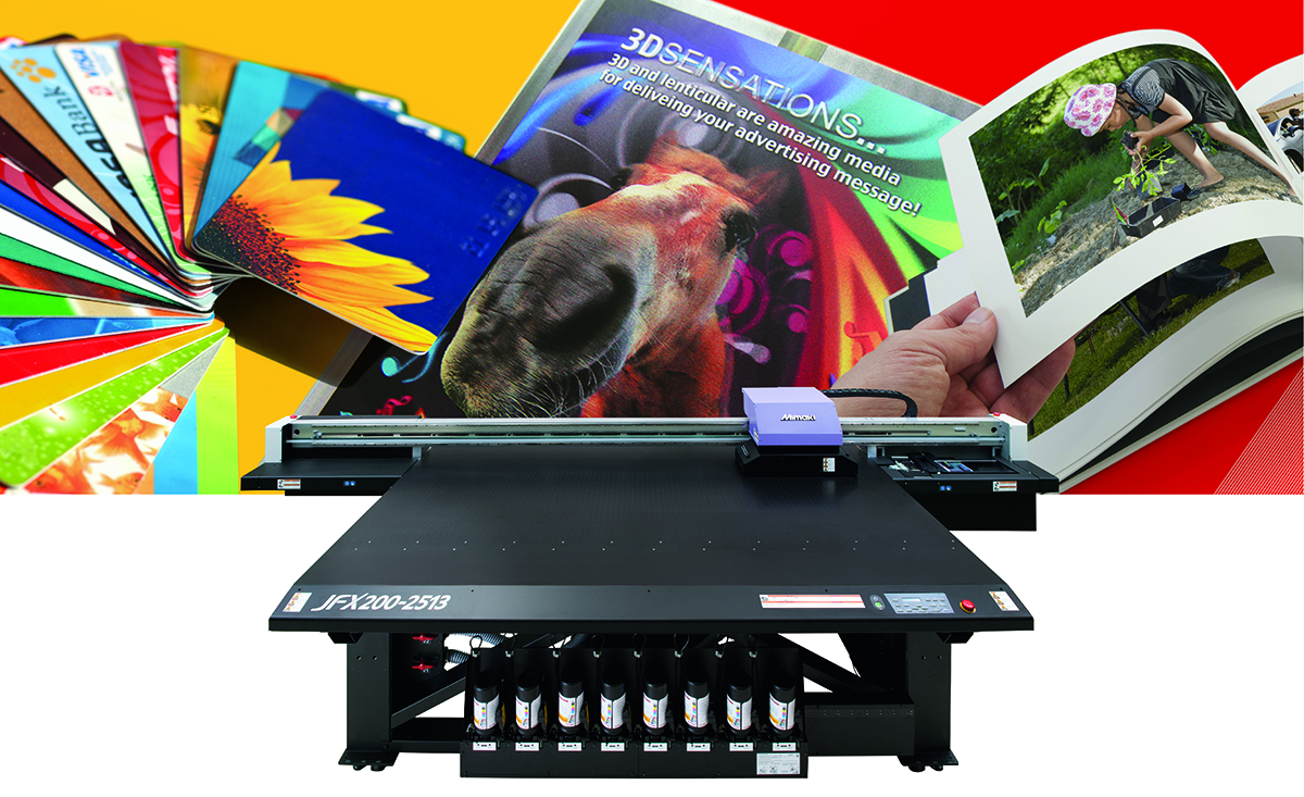 The JFX200 LED UV printer will be one of Mimaki’s promotional printing solutions on display at PSI 2015