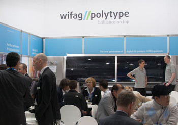 The Virtu quantum attracted significant attention to the WIFAG-Polytype stand at drupa 2012